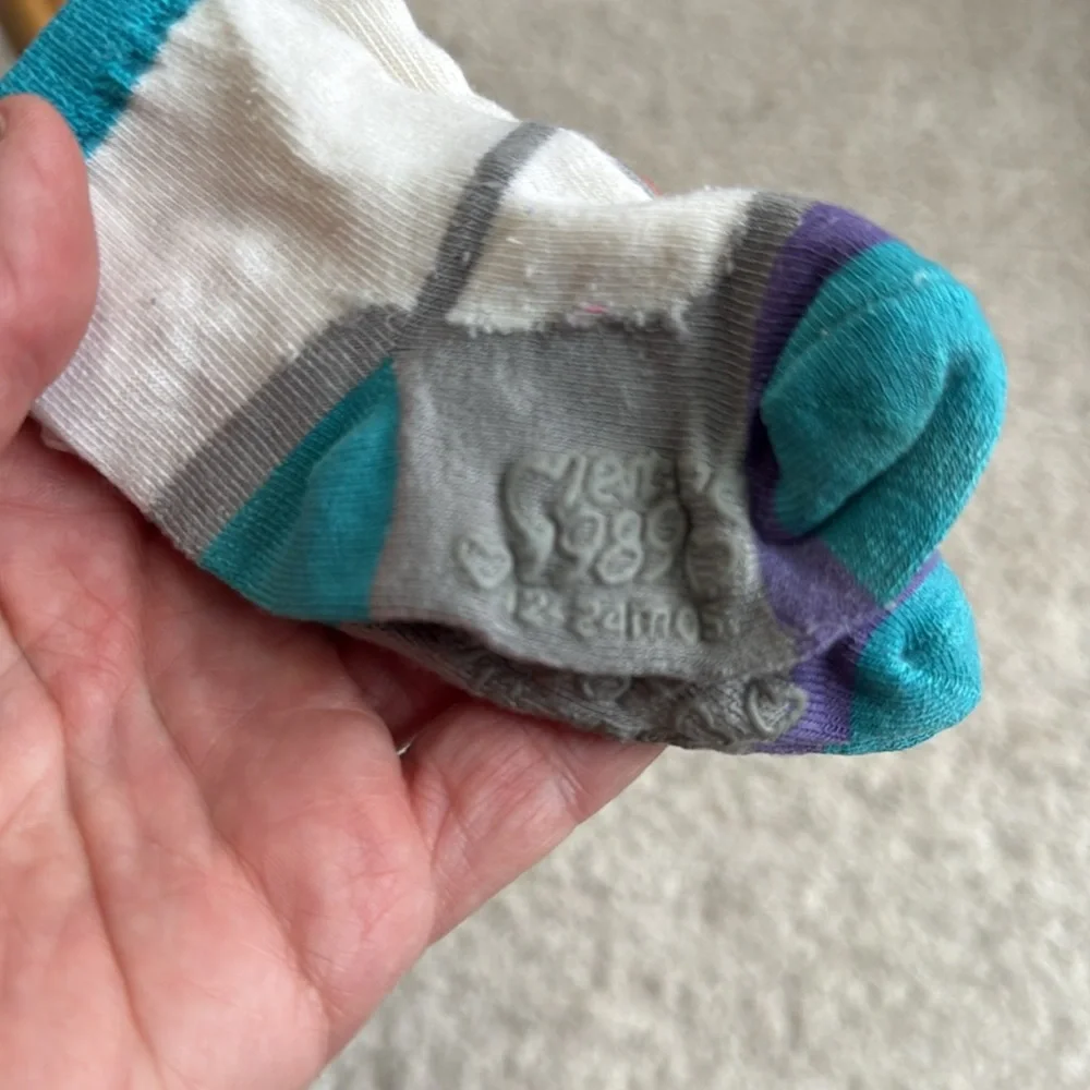 Gently Worn Girls Children's Place, Viacom Socks - 4 Pair - Size 12-24 Months